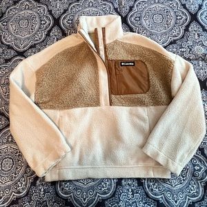 Columbia Lodge Pullover Fleece Jacket Small